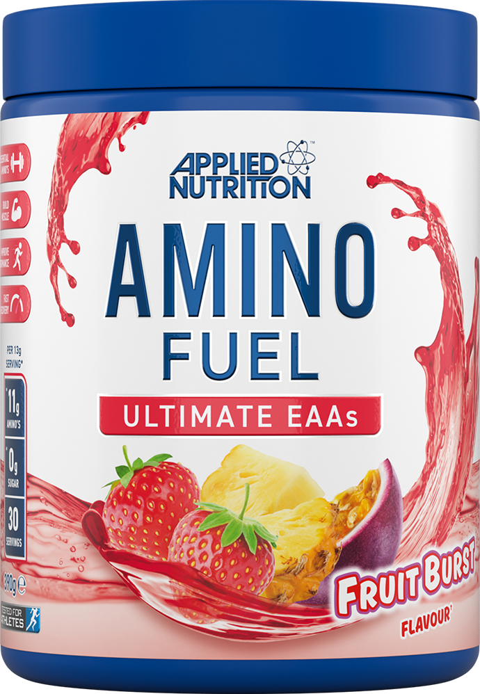 EAA Aminoacizi Esentiali - Amino Fuel EAA 390g Applied Nutrition Fruit Burst, advancednutrition.ro
