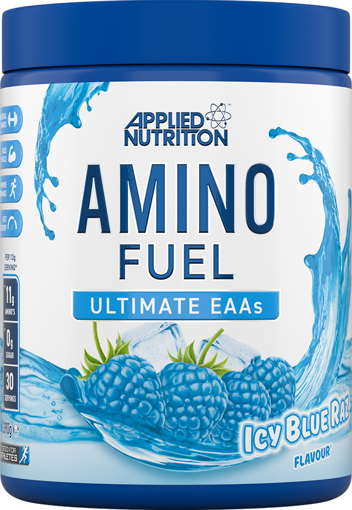 EAA Aminoacizi Esentiali - Amino Fuel EAA 390g Applied Nutrition Icy Blue Raz, advancednutrition.ro