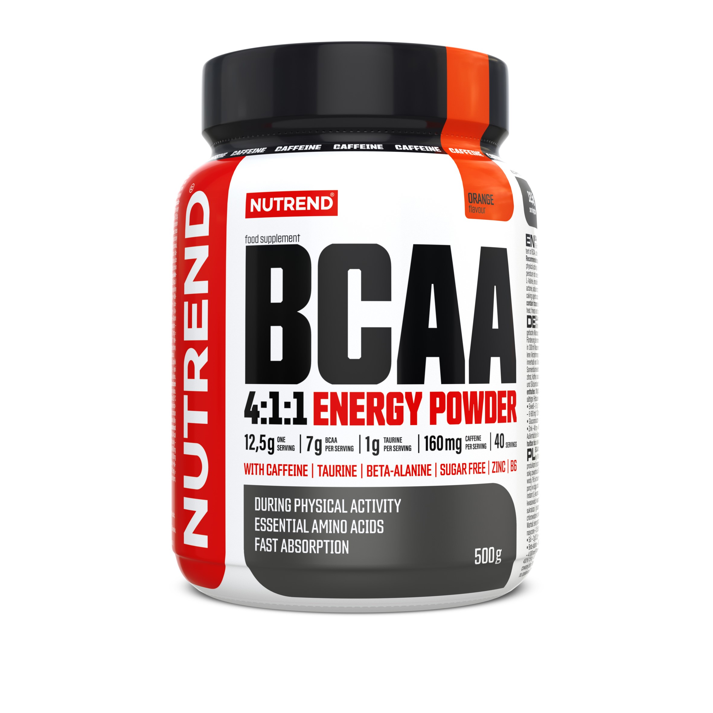BCAA - BCAA 4:1:1 ENERGY POWDER 500g, advancednutrition.ro