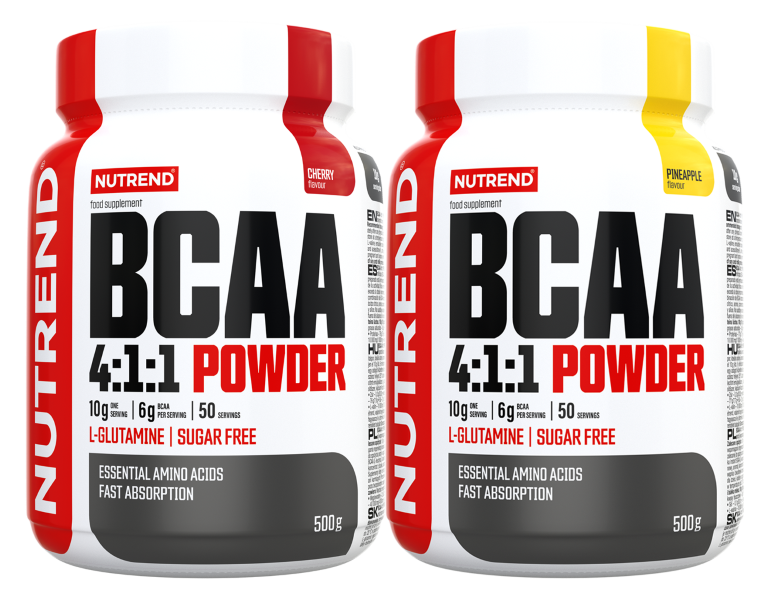 BCAA - BCAA 4:1:1 Powder 2x 500g Nutrend Portocale, advancednutrition.ro