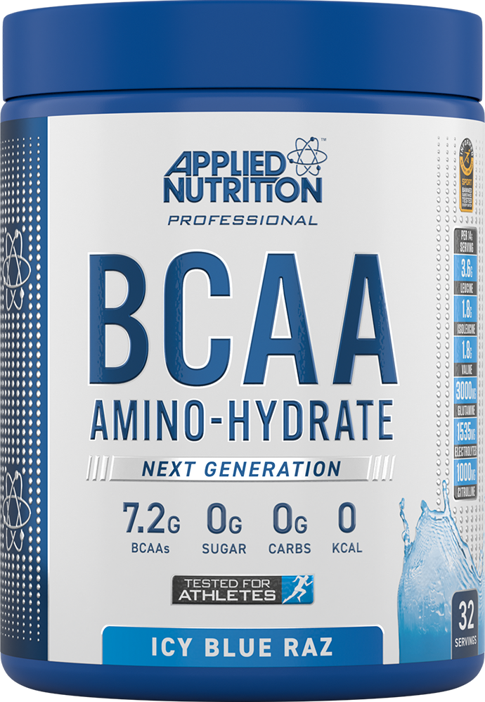 BCAA - BCAA Amino Hydrate 450g Applied Nutrition Icy Blue Raz, advancednutrition.ro