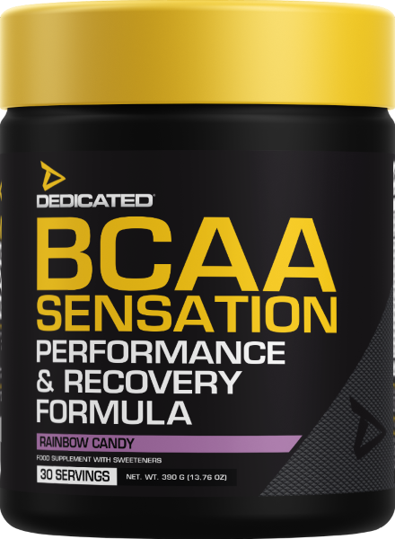 BCAA - BCAA Sensation 30Serviri Dedicated Nutrition Rainbow Candy 390g