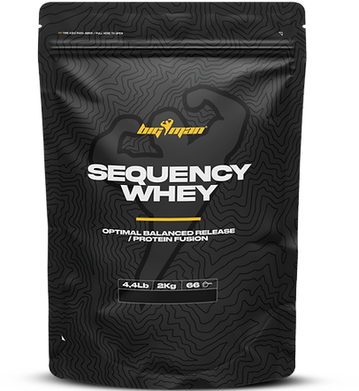 Whey & Izolat - BigMan Sequency Whey 2000g Banane si Capsuni