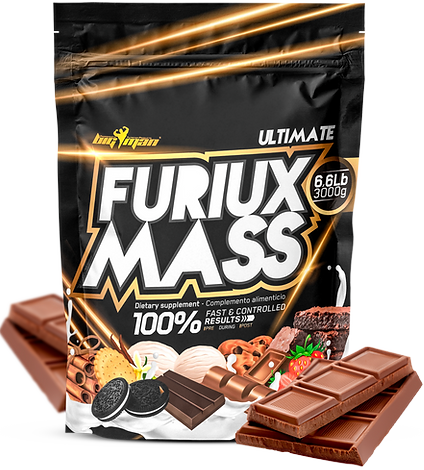 Masă Musculară & Carbohidrați - BigMan Ultimate Furiux Mass 3000g Ciocolata