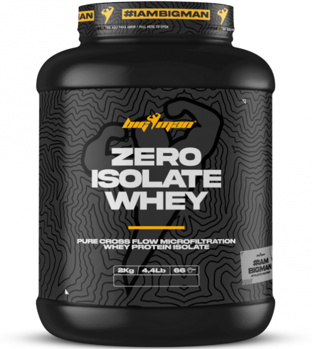 Whey & Izolat - BigMan Zero Isolate Whey 2000g Capsuni