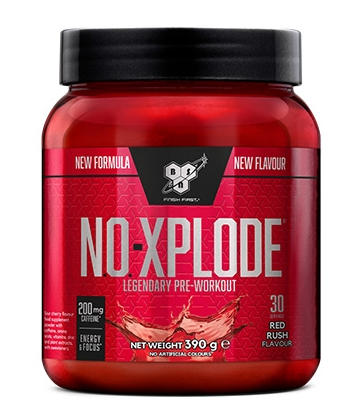 Energie & N.O. (oxid nitric)  - BSN No Xplode 390g Red Rush