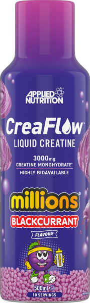 Creatina - CreaFlow Liquid Creatine 500ml Applied Nutrition Millions Blackcurrant