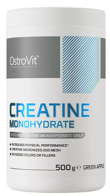 Creatina - Creatine Monohydrate 500g OstroVit Green Apple