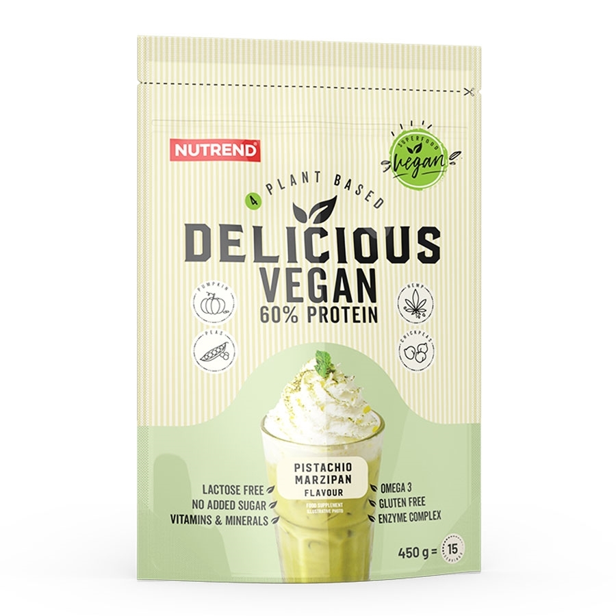 RAW&VEGAN&BIO - Delicious Vegan Protein 450g Pistachio + marzipan, https:0769429911.websales.ro
