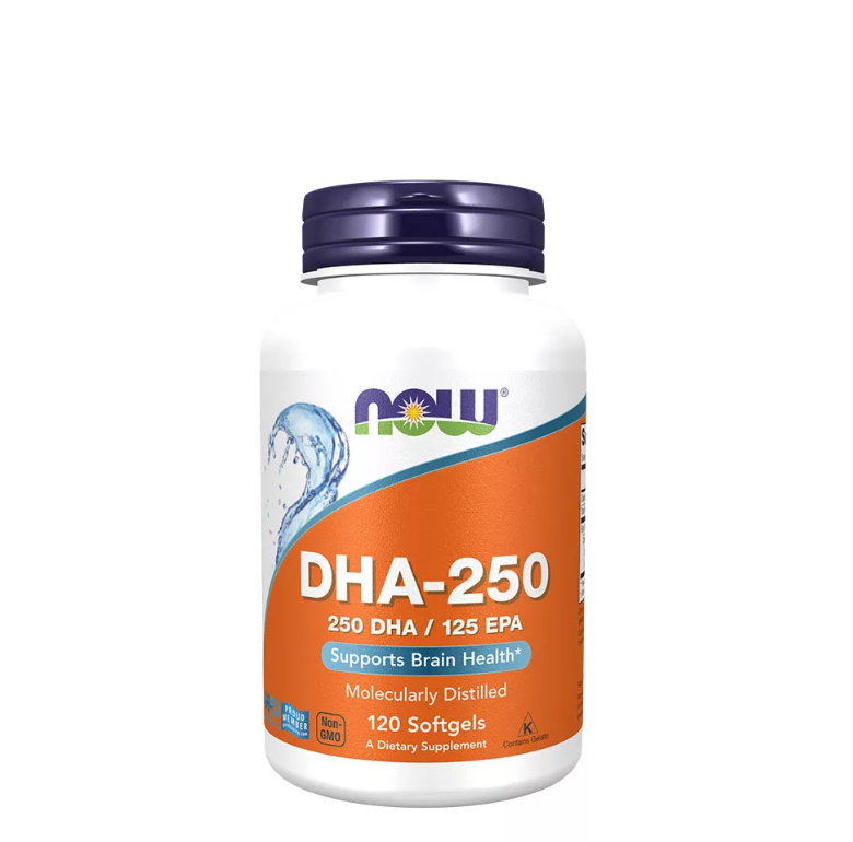 Vitamine & Minerale - DHA 250 120 softgels - NOW FOODS