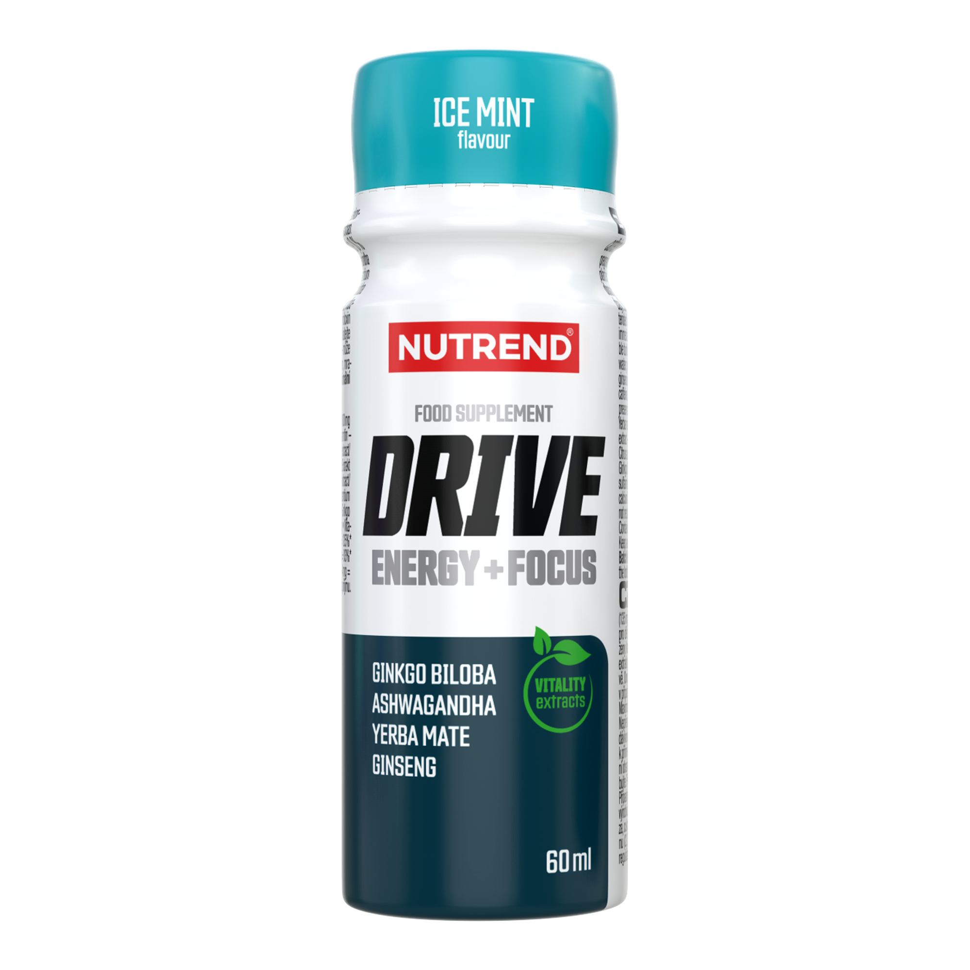 1 Servire - Drive Shot 60ml, Nutrend Ice mint, advancednutrition.ro