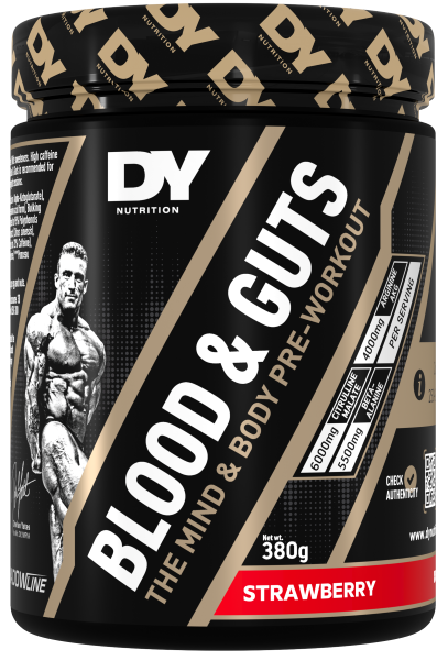 Energie & N.O. - DY NUTRITION Blood & Guts 380g Capsuni, advancednutrition.ro