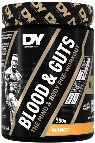 Energie & N.O. - DY NUTRITION Blood & Guts 380g Mango, advancednutrition.ro