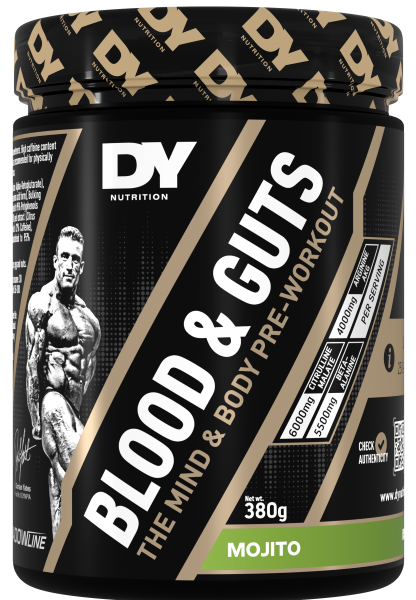 Energie & N.O. - DY NUTRITION Blood & Guts 380g Mojito, advancednutrition.ro
