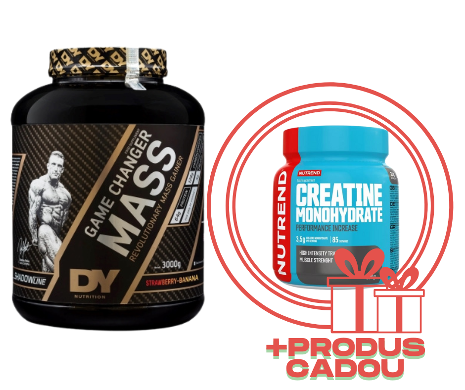 Masă Musculară & Carbohidrați - DY NUTRITION Mass Gainer Game Changer Mass 3Kg Ciocolata, advancednutrition.ro