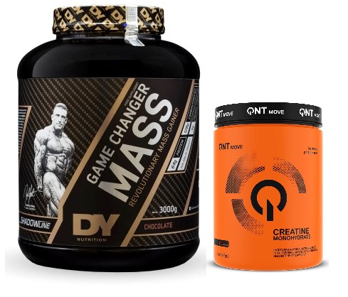 Pachete Promotionale - DY NUTRITION Mass Gainer Game Changer Mass 3Kg + QNT Creatine 300g Vanilie, https:0769429911.websales.ro