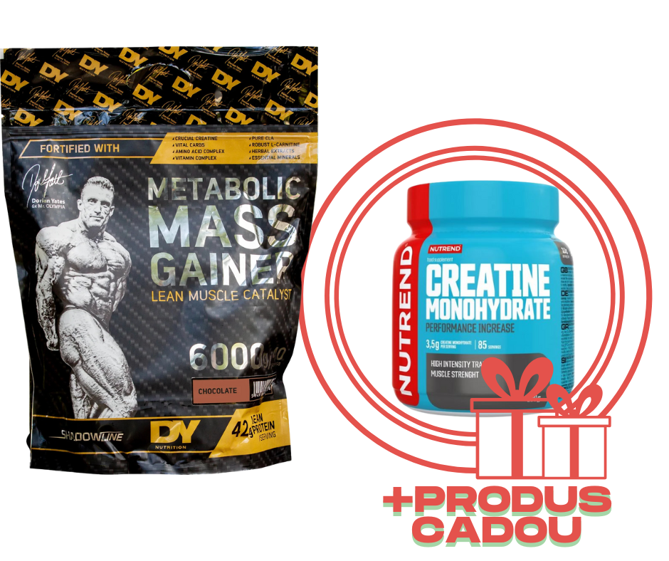 Masă Musculară & Carbohidrați - DY NUTRITION Metabolic Mass Gainer 6kg Ciocolata, advancednutrition.ro
