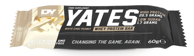 Batoane & Shake-uri - DY Nutrition Yates Bar 60g White Chocolate Peanut