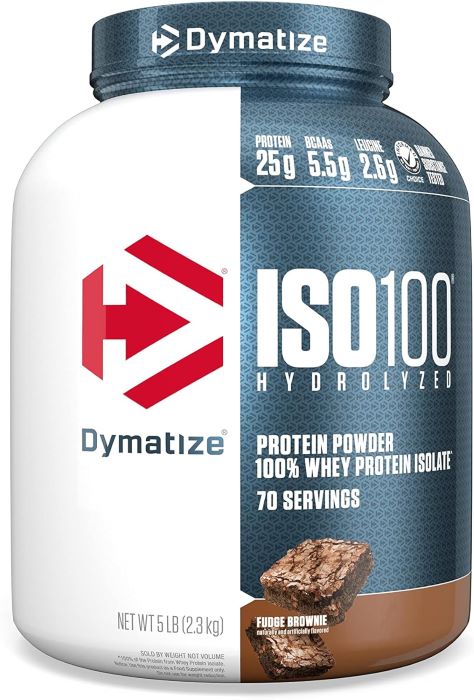 Whey & Izolat - Dymatize ISO 100 2.26kg Fudge Brownie