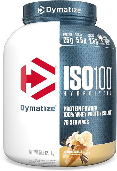 Whey & Izolat - ISO 100 - 2.26kg Gourmet Vanilla Dymatize