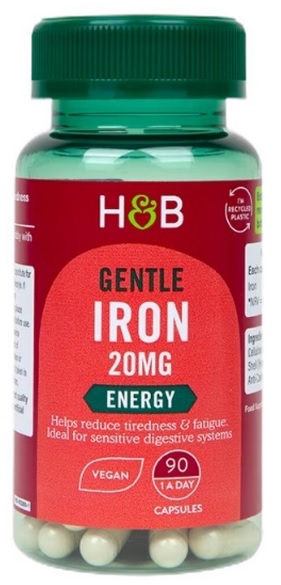 Zinc Magneziu & Multi Minerale - Fier Bisglicinat Gentle Iron 90 Capsule Holland & Barrett , advancednutrition.ro