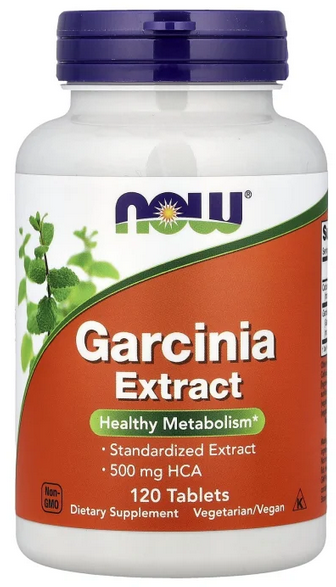 Slabire & Definire - Garcinia 1000mg 120 tablete Now Foods, advancednutrition.ro