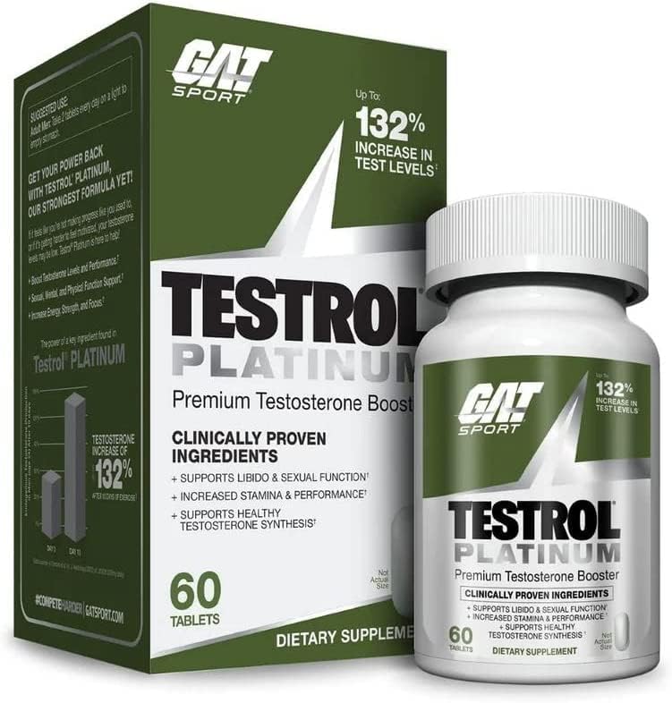 Stimulatoare - GAT Testrol Platinum 60 Tablete, advancednutrition.ro