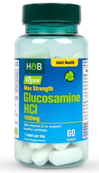 Protectia Articulatiilor - Glucosamine HCl 1400mg 60 Tablete Holland & Barrett, advancednutrition.ro