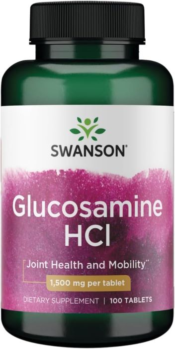 Protectia Articulatiilor - Glucosamine HCl 1500mg 100 Tablete Swanson, advancednutrition.ro