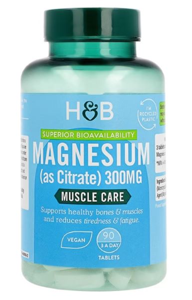 Zinc Magneziu & Electroliti - Holland & Barrett Magnesium Citrate 300mg 90 Tablete, advancednutrition.ro
