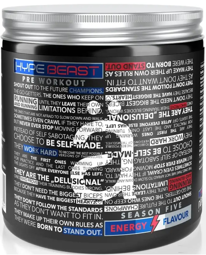 Energie & N.O. (oxid nitric)  - Hype Beast 320g NanoSupps Sweet Mango, advancednutrition.ro