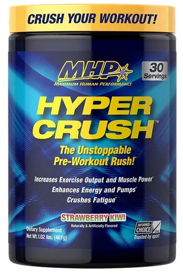 Energie & N.O. - Hyper Crush 460g Strawberry Kiwi MHP, advancednutrition.ro