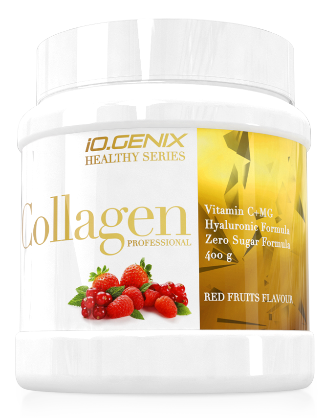 Colagen - IOGENIX COLLAGEN PROFESSIONAL 400g Fructe rosii, advancednutrition.ro