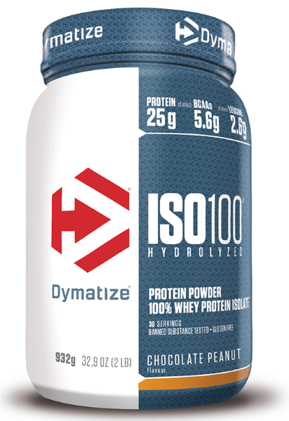 Concentrate Proteice - ISO 100 - 908g Dymatize Chocolate Peanut