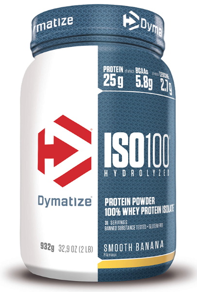 Concentrate Proteice - ISO 100 - 908g Dymatize Smooth Banana