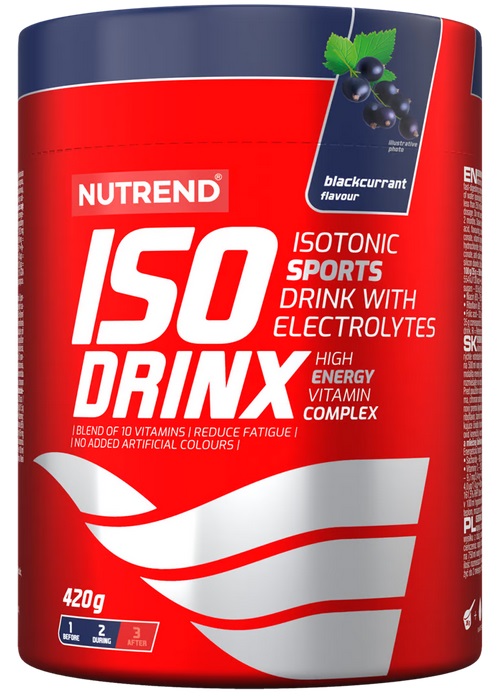 Anduranta si Electroliti - Isodrinx 420 gr Nutrend Blackcurrant, advancednutrition.ro