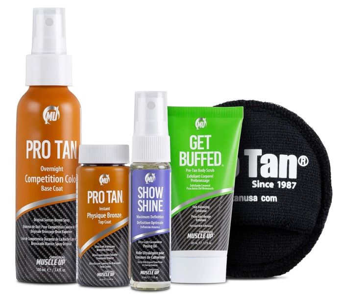 Creme Si Unguente Competitii - Kit Mini Culoare Super Dark pentru Competiții de Spectacol Individual ProTan, advancednutrition.ro