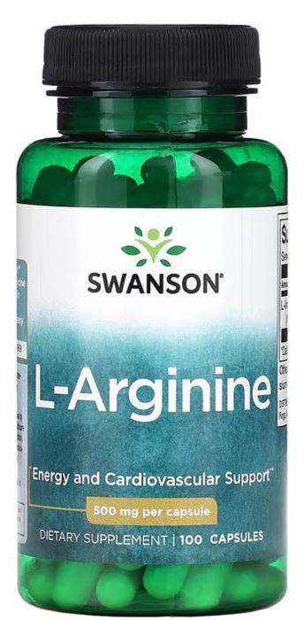 Arginina - L-Arginine 100 Capsule Swanson, advancednutrition.ro