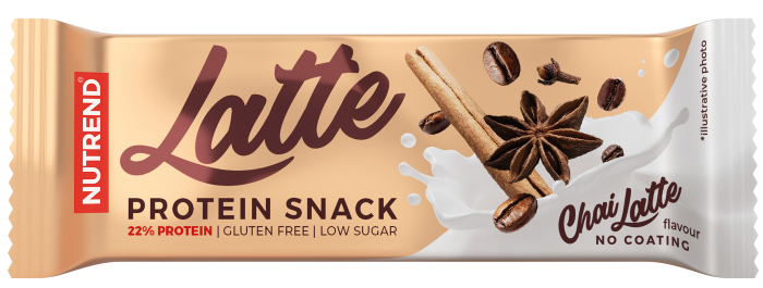 Batoane & Shake-uri - Latte Protein Snack 40g Nutrend Chai Latte, advancednutrition.ro