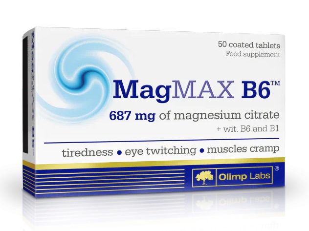 Zinc Magneziu & Multi Minerale - MagMax B6 50 Tablete Olimp, advancednutrition.ro