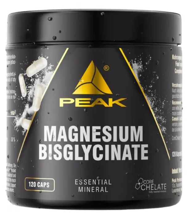 Zinc Magneziu & Multi Minerale - Magnesium Bisglycinate 120 Capsule Peak, advancednutrition.ro