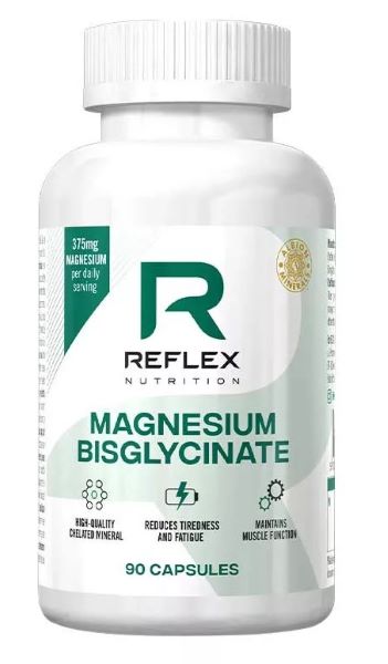 Zinc Magneziu & Electroliti - Magnesium Bisglycinate 90 Capsule Reflex Nutrition