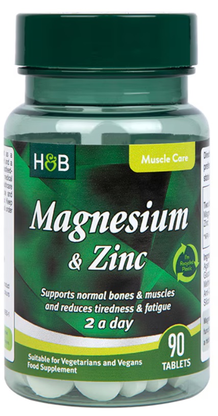 Zinc Magneziu & Multi Minerale - Magnesium with Zinc 90 Tablete Holland & Barrett , advancednutrition.ro