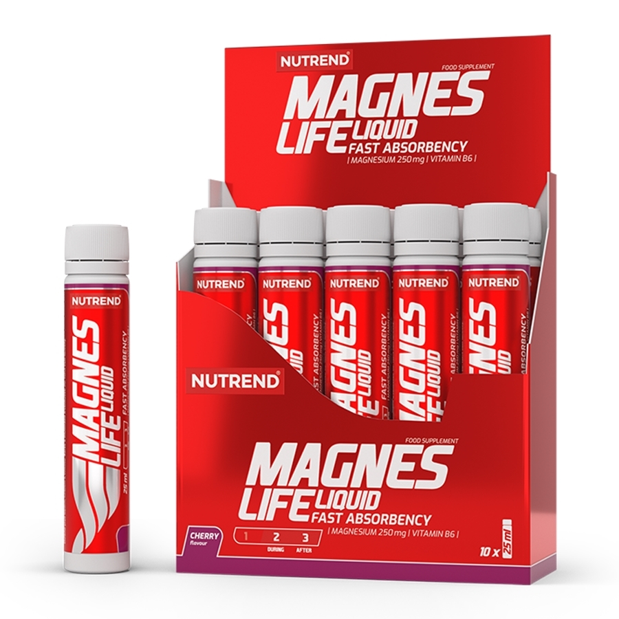 Zinc Magneziu & Electroliti - MAGNESLIFE 10Fiole x 25 ml Cherry, advancednutrition.ro