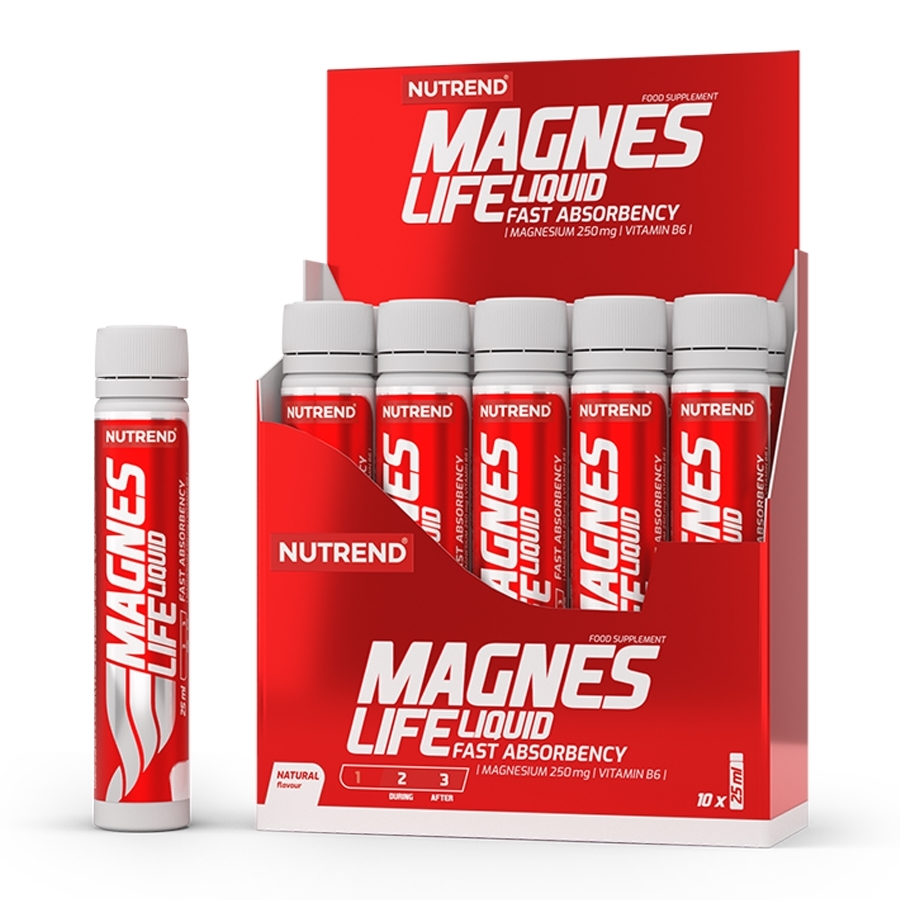 Zinc Magneziu & Electroliti - MAGNESLIFE 10Fiole x 25 ml Natural, advancednutrition.ro