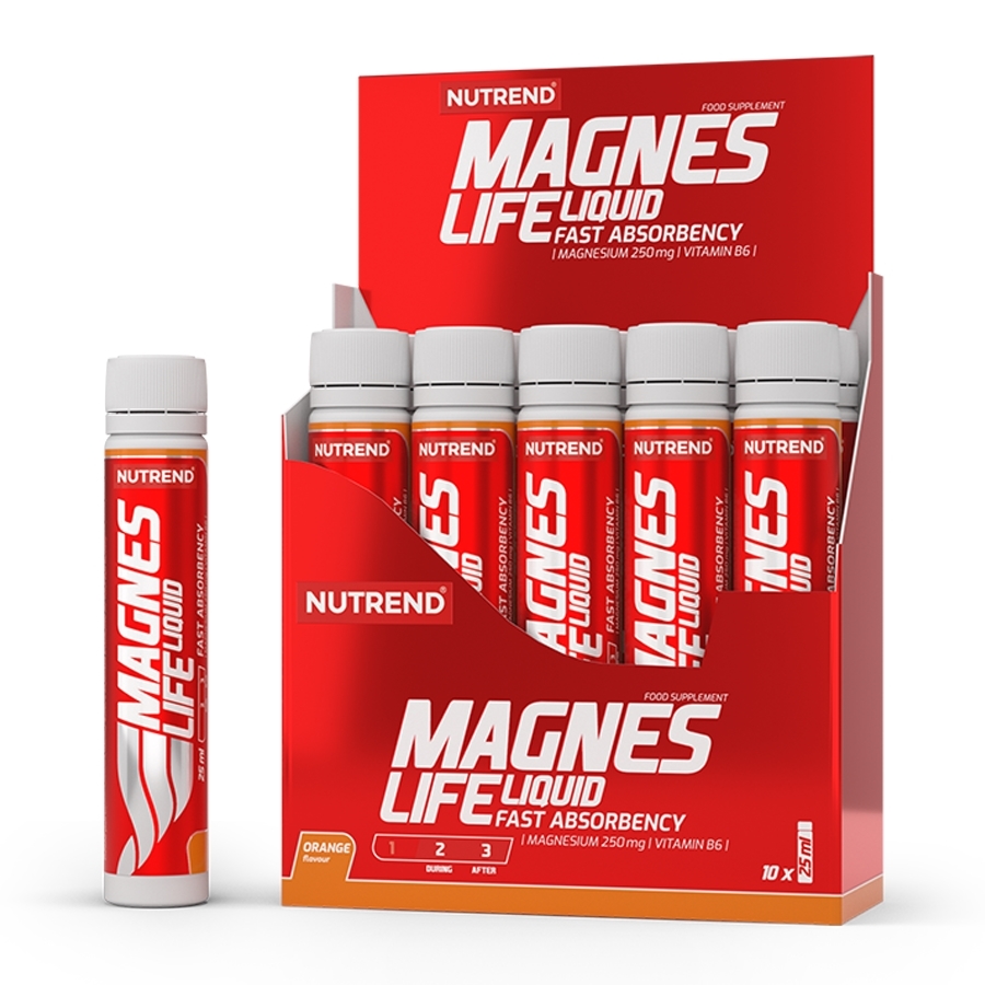 Zinc Magneziu & Electroliti - MAGNESLIFE 10Fiole x 25 ml Orange, advancednutrition.ro