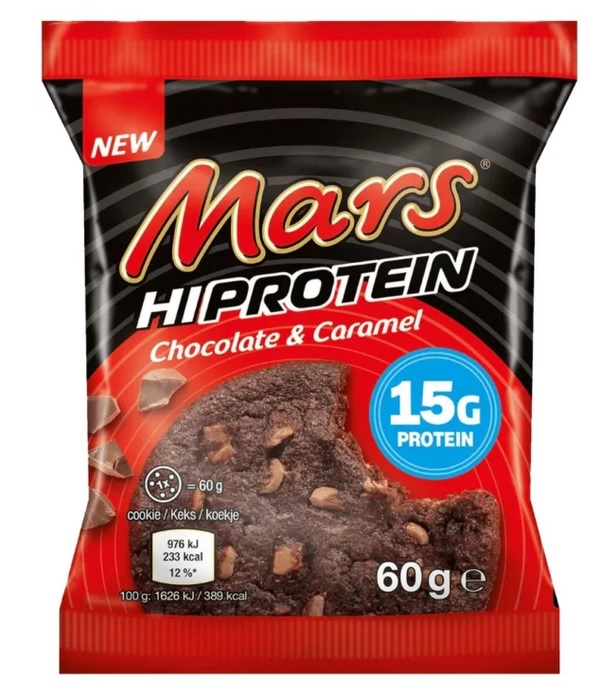 Batoane & Shake-uri - Mars High Protein Cookie  60g Chocolate & Caramel