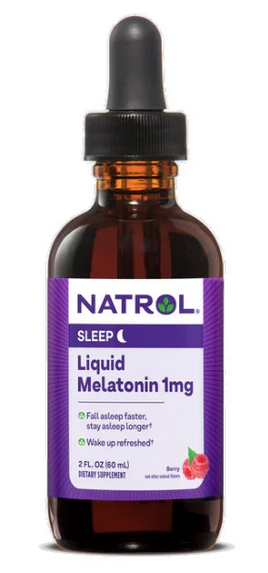 Pentru Somn & Relaxare - Melatonina Lichida Fructe de padure 60 ml Natrol, advancednutrition.ro