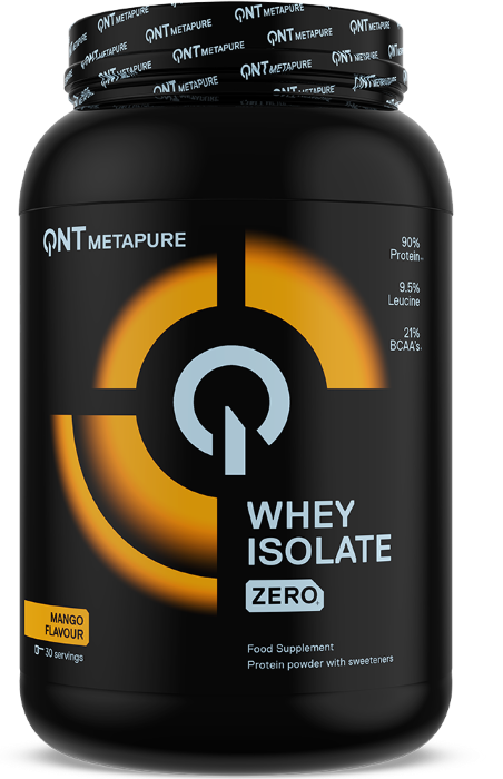 Whey & Izolat - Metapure Isowhey Zero 908g QNT Mango, advancednutrition.ro