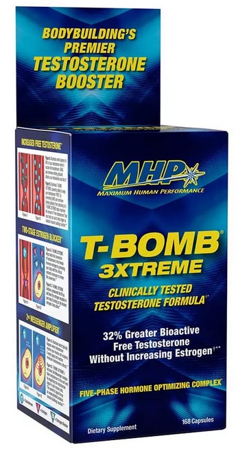 Stimulatoare - MHP T-Bomb 3XTREME 168 Tablete